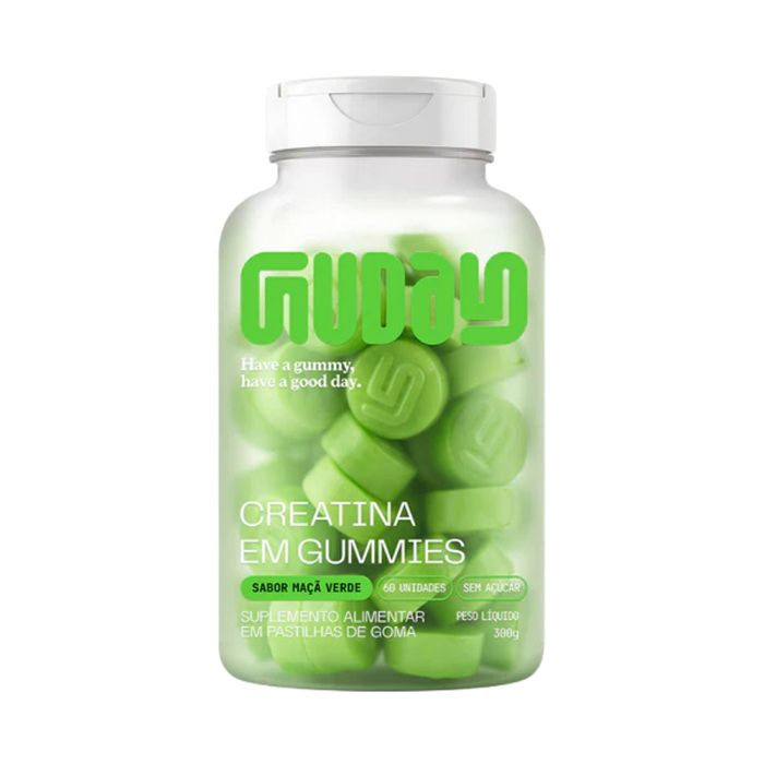 1 Pote — Creatina Gummy Maçã Verde